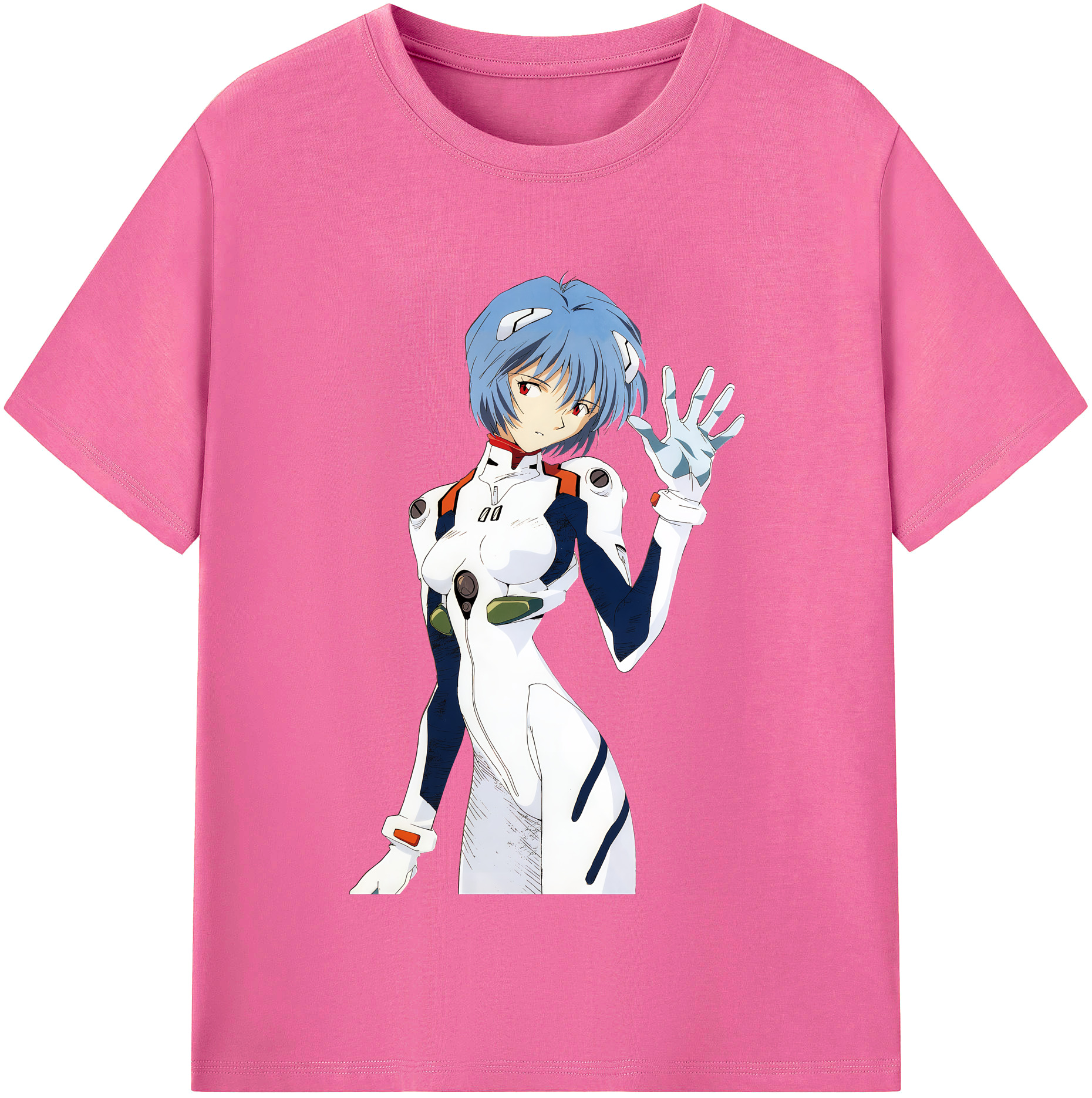 （画像用） EVA 新世紀エヴァンゲリオン レディースカジュアルプリントTシャツ（綿100％）
